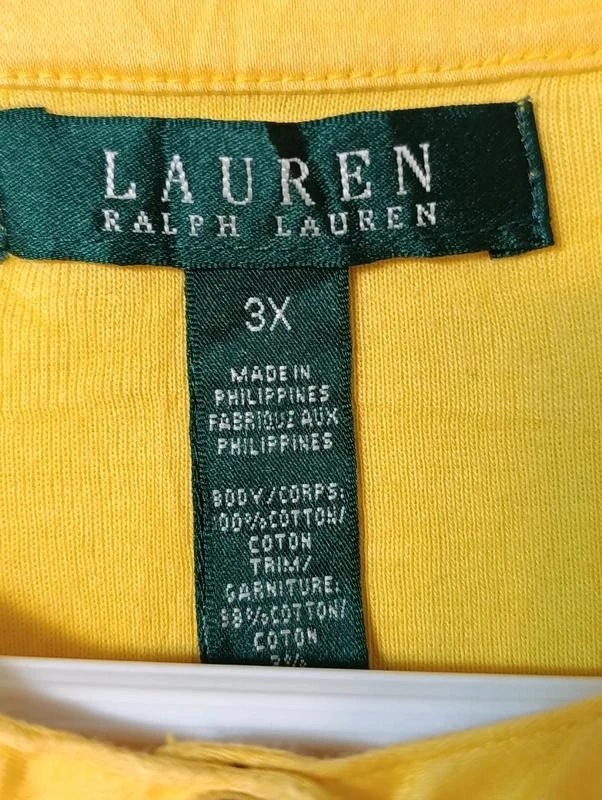 Ralph Lauren T-shirt ronde hals rits 3/4 mouw R1004 – photo 6